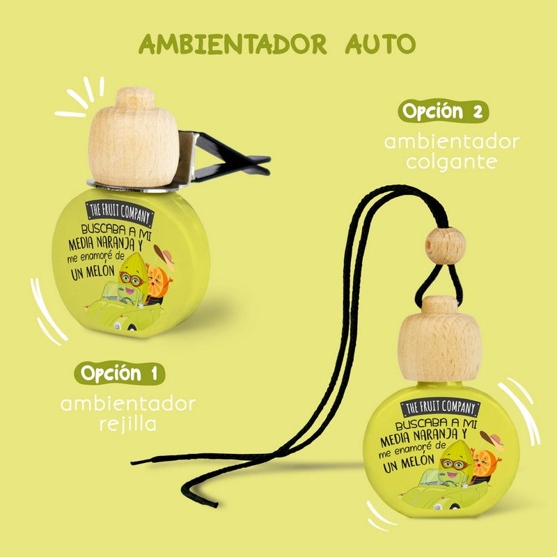 Parfum pour voiture 2 utilisations – Melon
