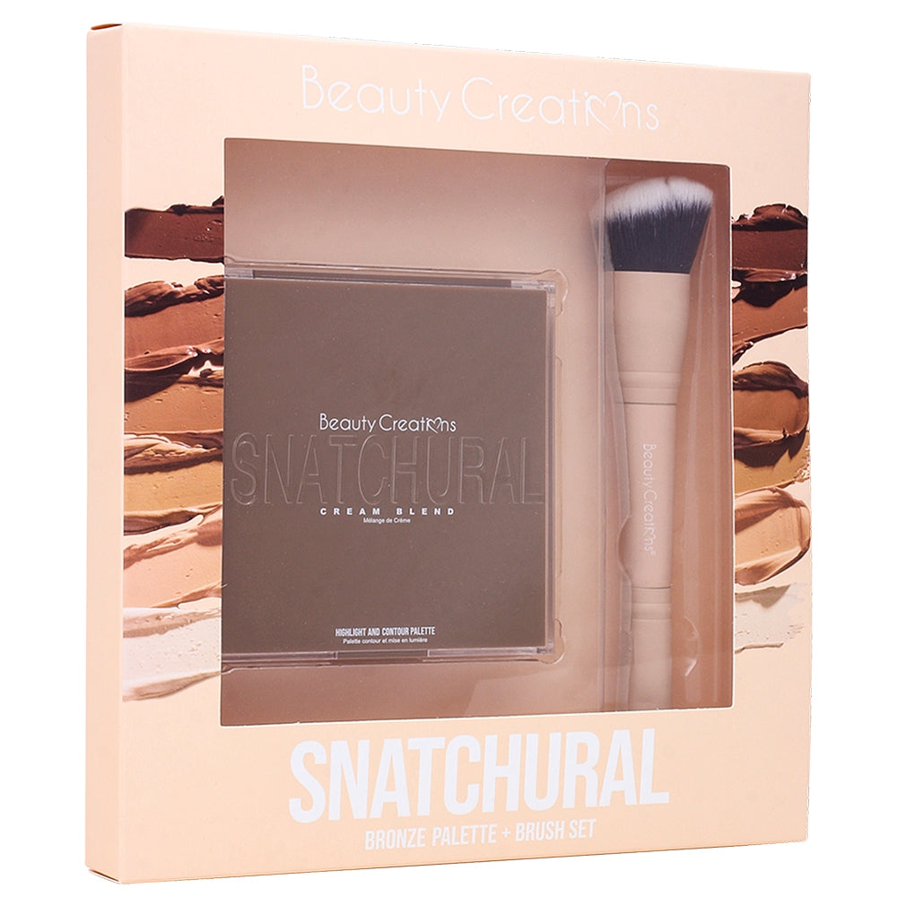 ENSEMBLE PALETTE BRONZANTE SNATCHURAL ET PINCEAUX
