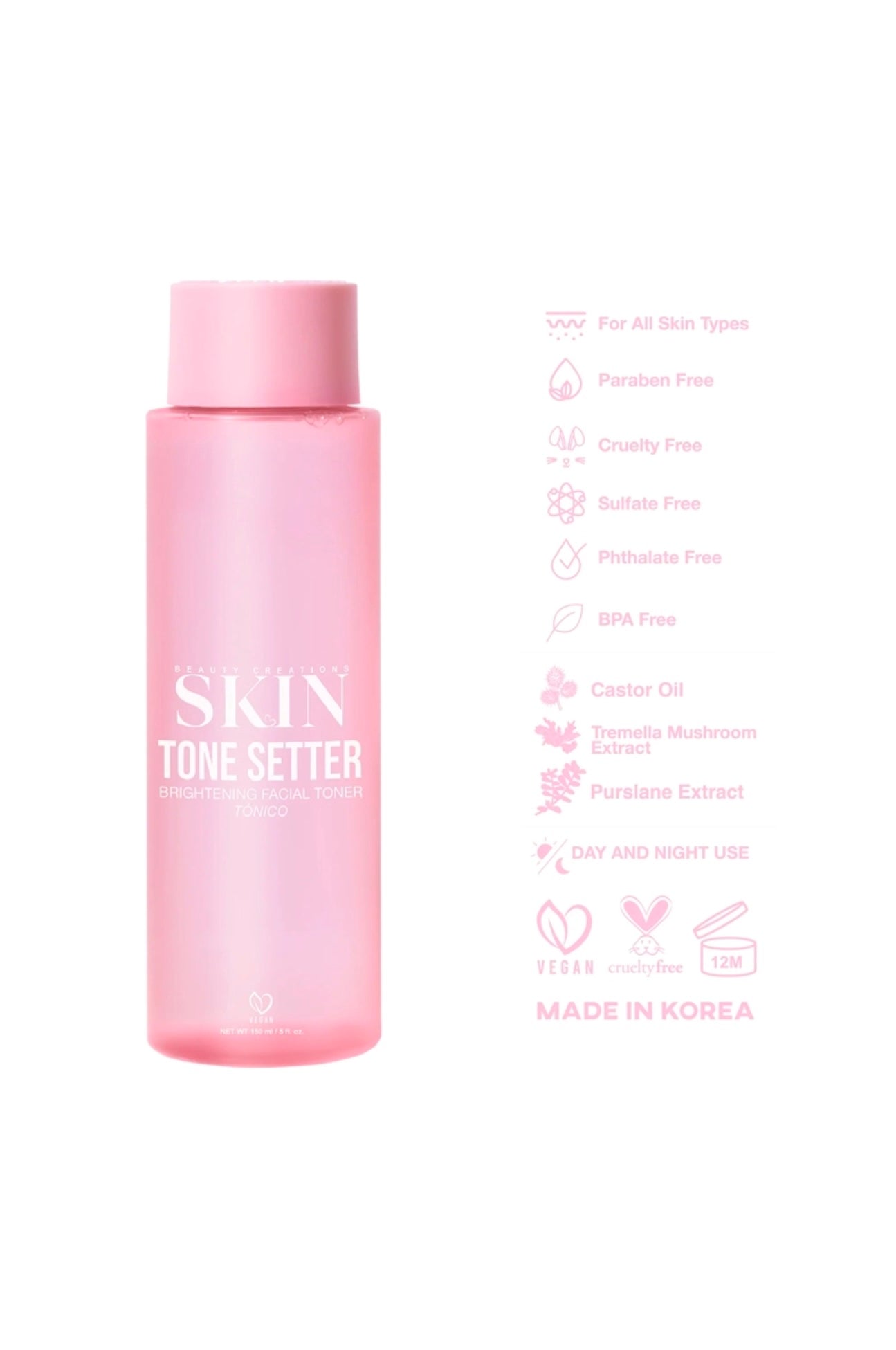Tonique éclaircissant pour le visage SK-Tstz de Beauty