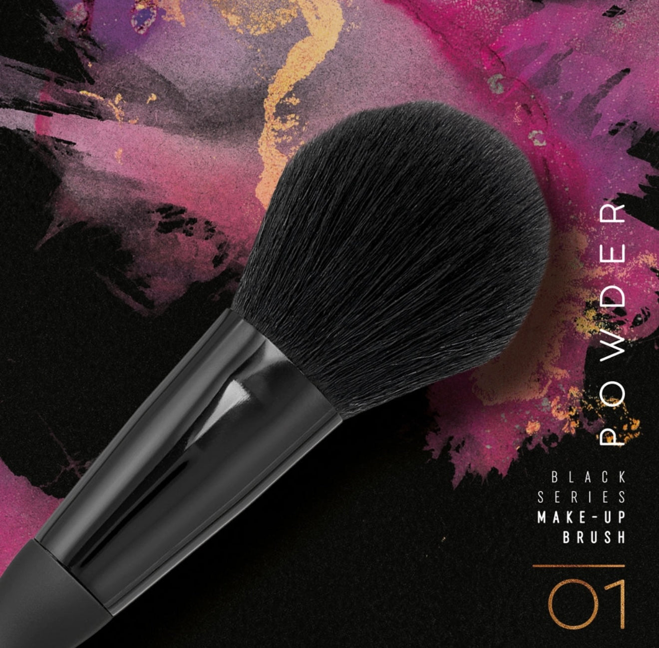 Pinceau de maquillage BLACK SERIES - Poudre