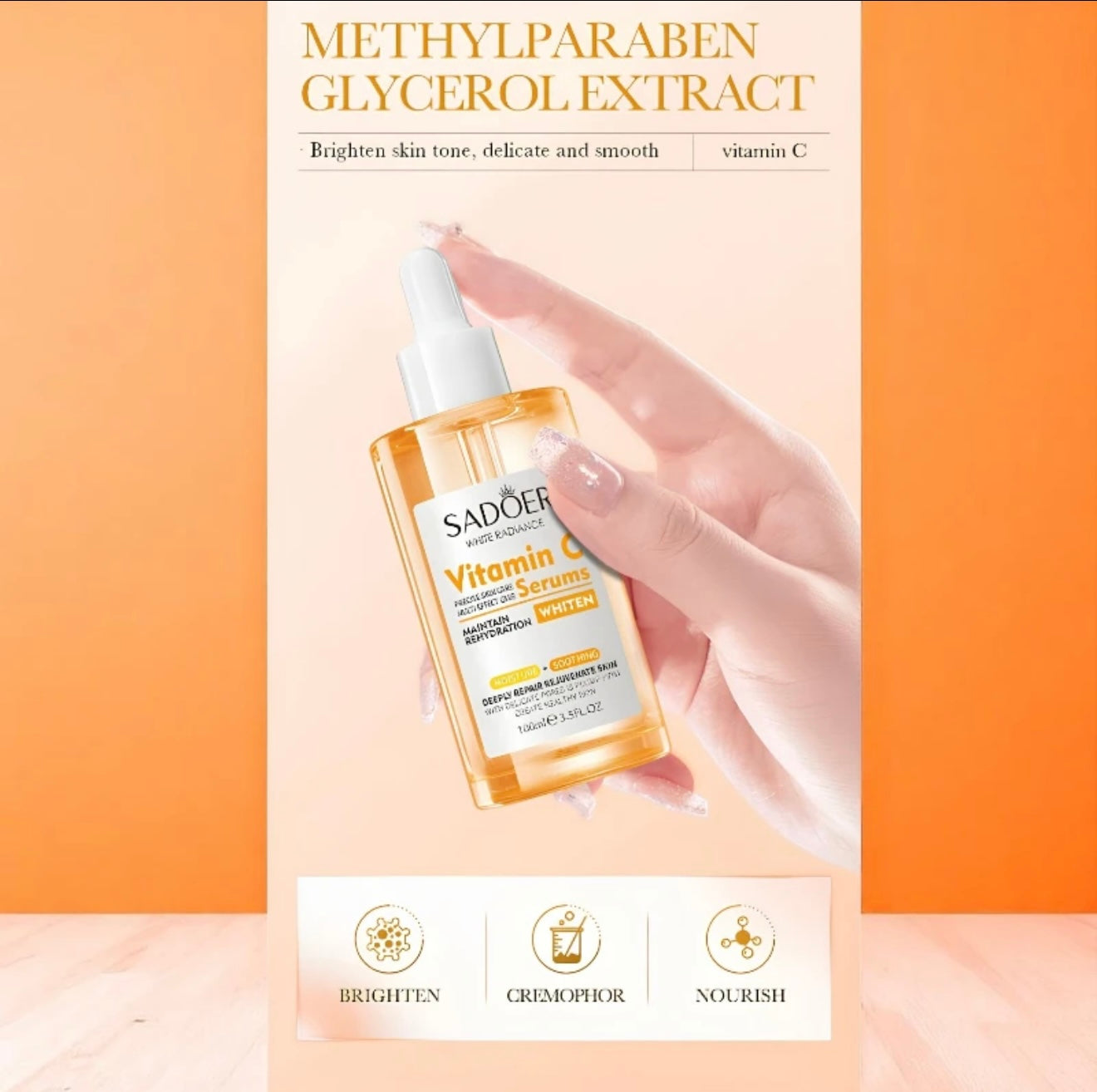 Sérum Visage SADOER à la vitamine C