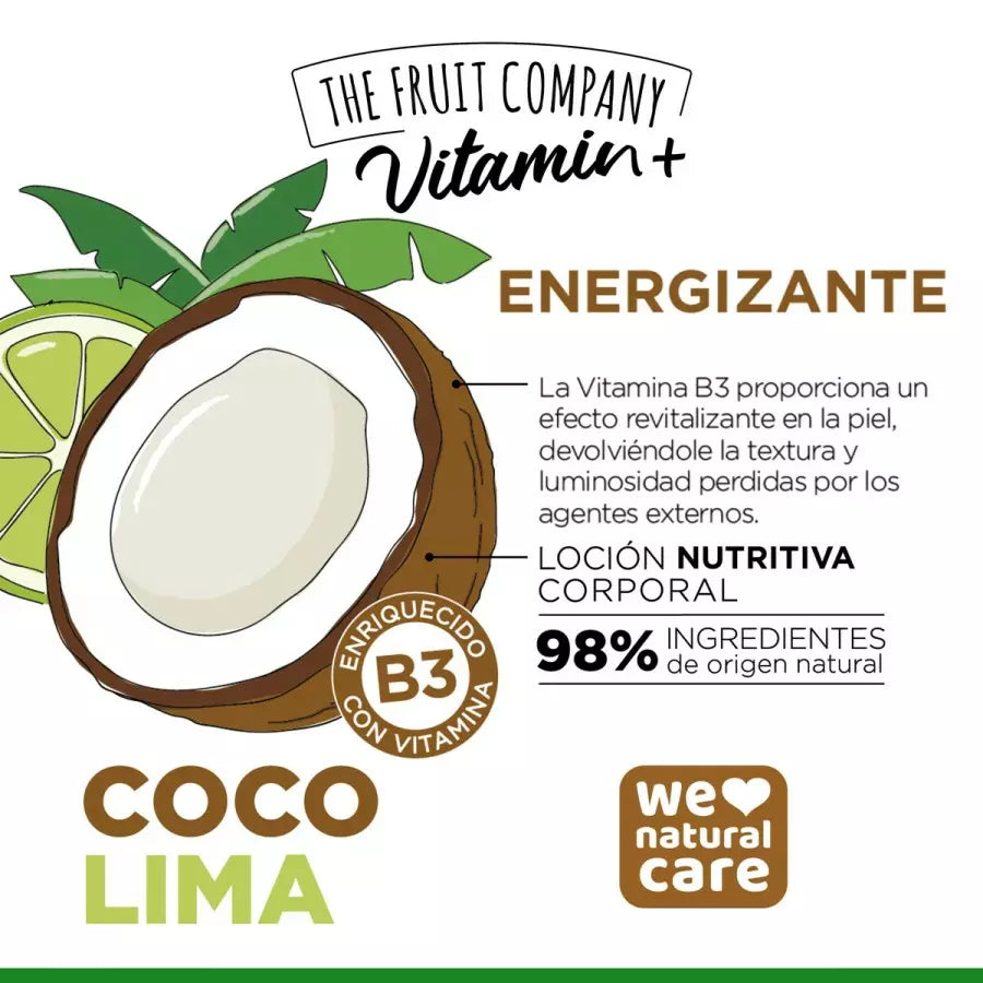 Crème corporelle NOIX DE COCO & CITRON VERT VITAMINE+ 200ml