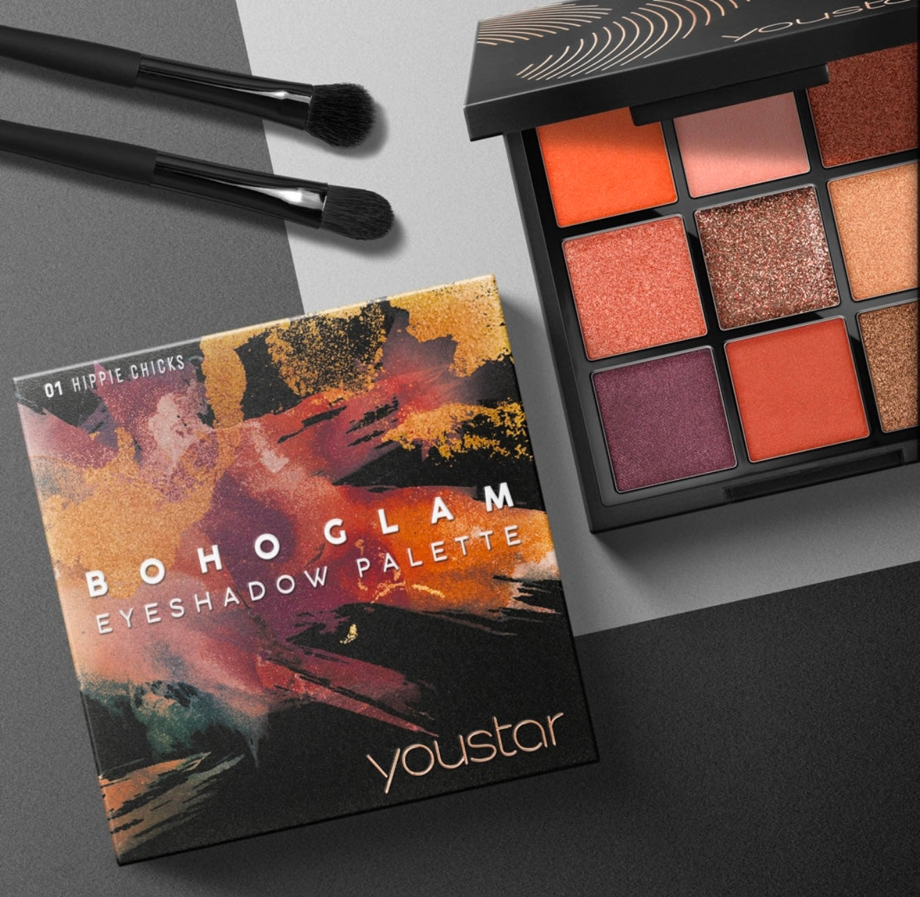 Palette de fards à paupières BOHO GLAM 01 Hippie Chick