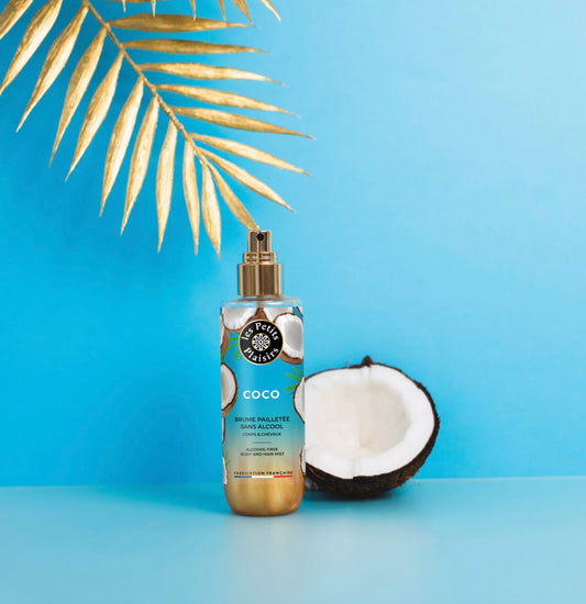 CADEAU MAÎTRESSE- BRUME PARFUMÉE PAILLETÉE - "Coco" - Sans Alcool (200ml)
